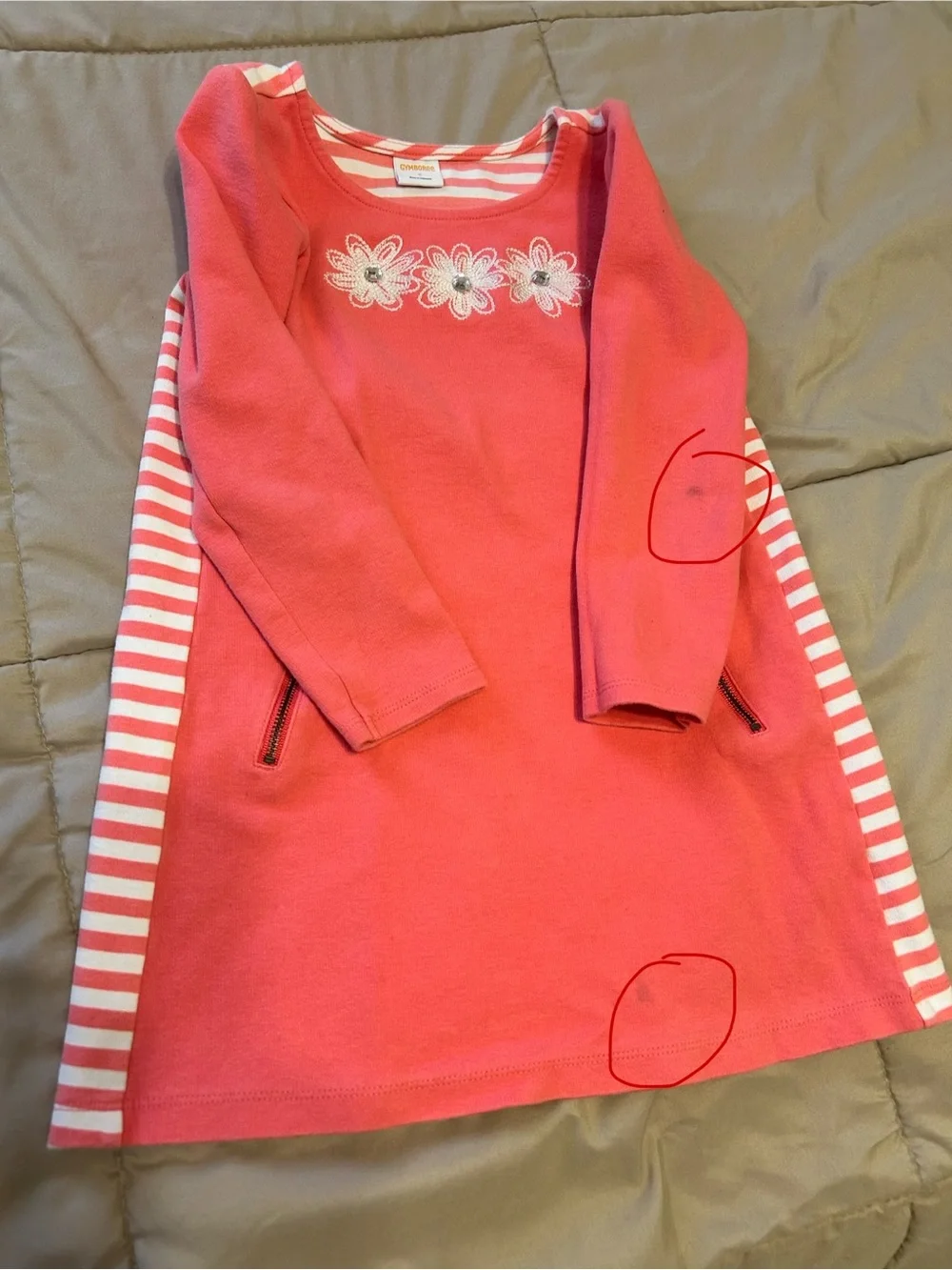 Bundle & Save. Gymboree little girls size 5 Long-Sleeve Floral Applique Dress